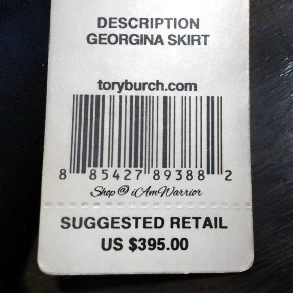 Tory Burch silk pleated skirt with velvet tie belt *shop@iamwarrior - Picture 9 of 10